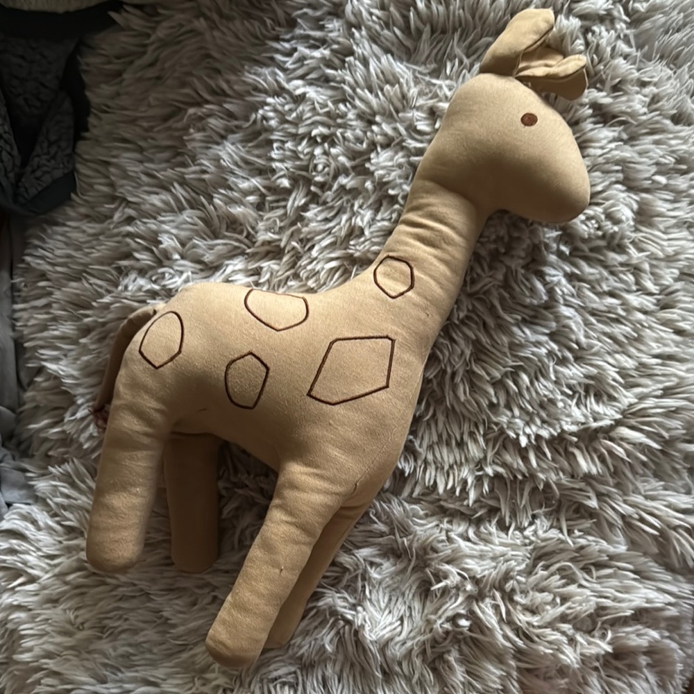 Restoration hardware giraffe toy